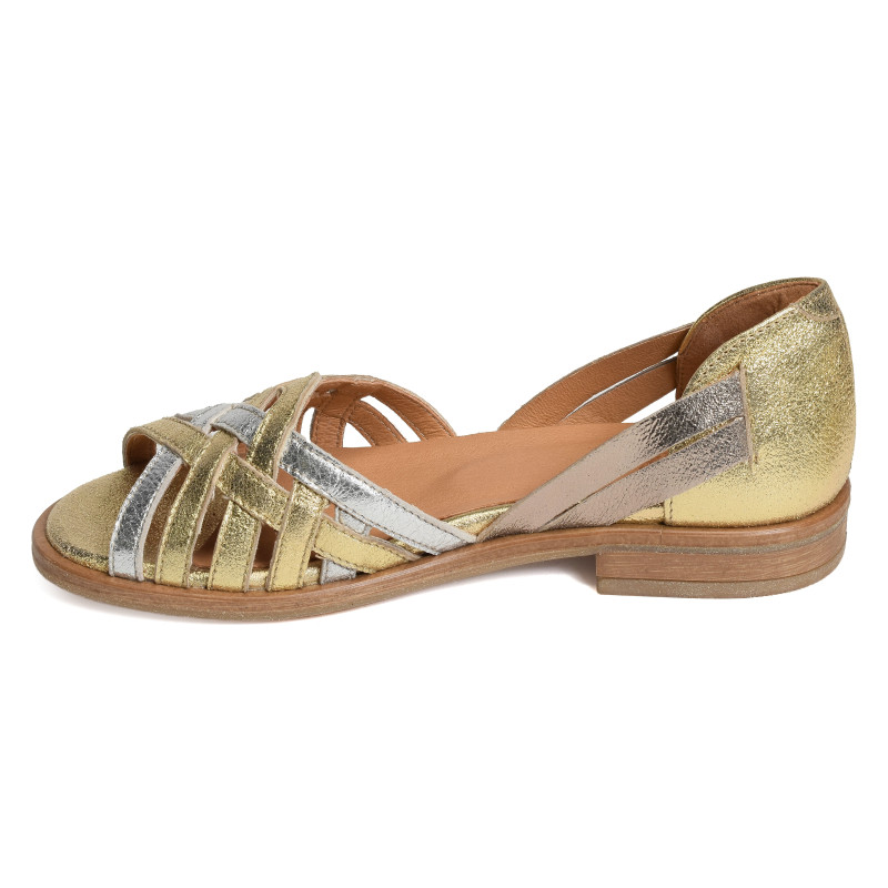 IOLINE Argent Or, Peep toes Minka