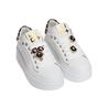 PIA 106 Blanc Léopard, Sneakers basses Giopiu