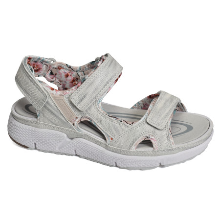 ITS ME Gris Clair, Nu-Pieds à plateforme Mephisto