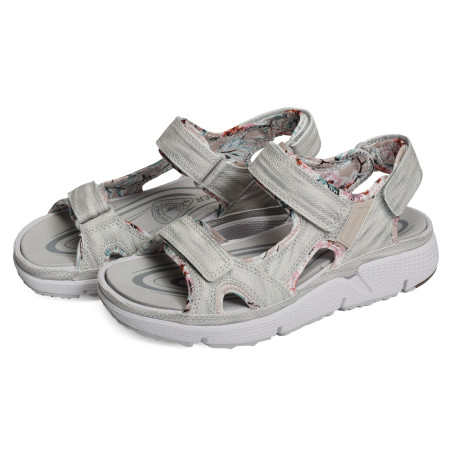 ITS ME Gris Clair, Nu-Pieds à plateforme Mephisto