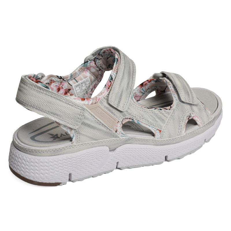 ITS ME Gris Clair, Nu-Pieds à plateforme Mephisto