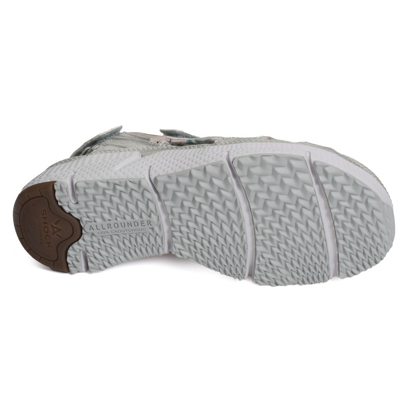 ITS ME Gris Clair, Nu-Pieds à plateforme Mephisto