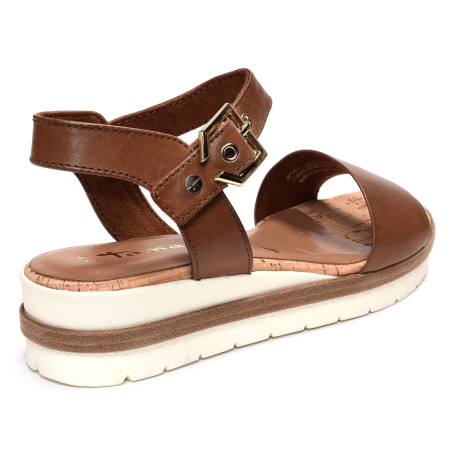 28222 Camel, Sandales compensées Tamaris