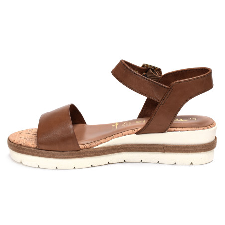 28222 Camel, Sandales compensées Tamaris