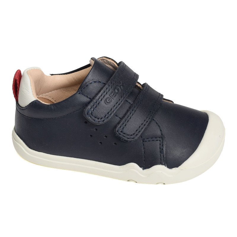 B STEPPIEUP BOY A Marine Blanc, Chaussures à Scratch Geox