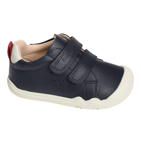 B STEPPIEUP BOY A Marine Blanc, Chaussures à Scratch Geox