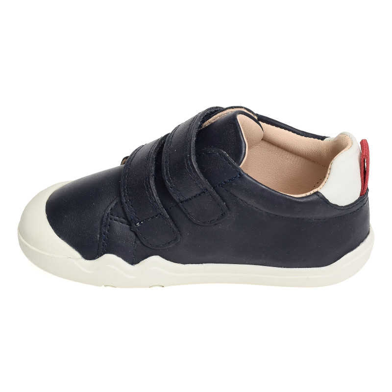 B STEPPIEUP BOY A Marine Blanc, Chaussures à Scratch Geox