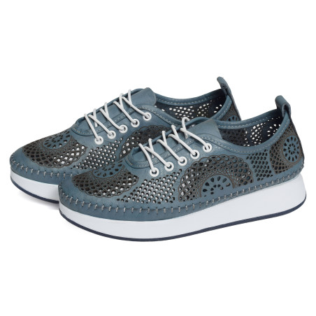 OKAPI Bleu, Sneakers basses Madory