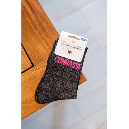 CONNASSE Noir, Chaussettes Les Sachoussettes