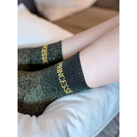 PRINCESSE Noir, Chaussettes Les Sachoussettes