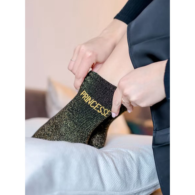 PRINCESSE Noir, Chaussettes Les Sachoussettes