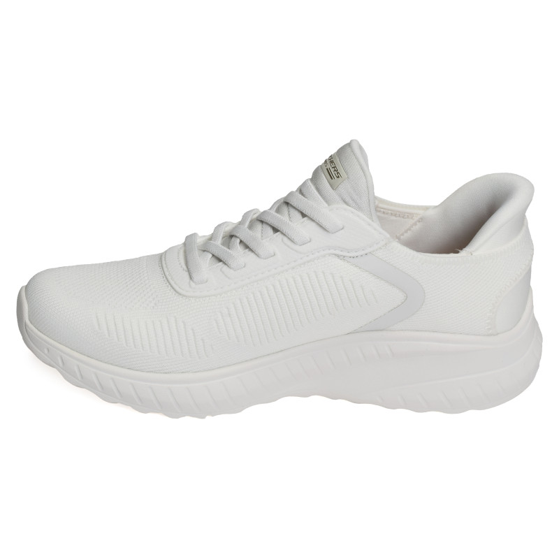 BOBS SQUAD CHAOS CURRENT MU Blanc, Slip-On Skechers