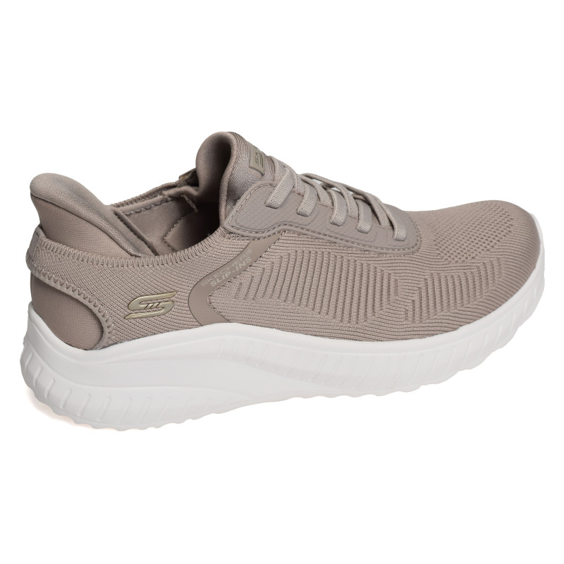 BOBS SQUAD CHAOS CURRENT MU Taupe, Slip-On Skechers