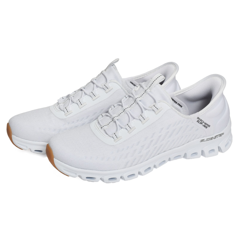 GLIDE STEP TRANQUILITY Blanc, Slip-On Skechers
