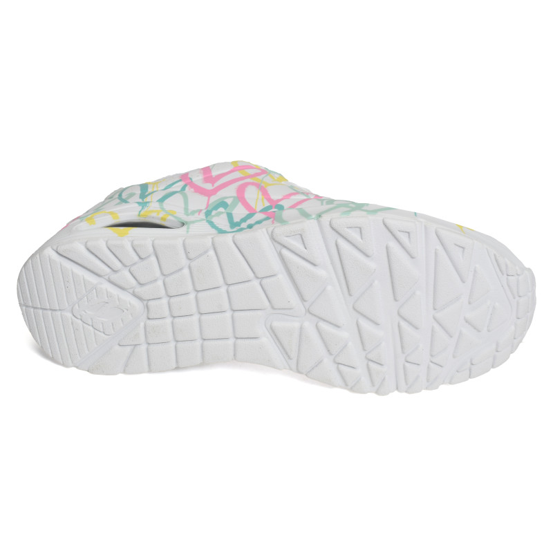 UNO CHANGED LOVE Blanc Multicolore, Sneakers basses Skechers