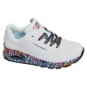 UNO RAVAGED LOVE Blanc Multicolore, Sneakers basses Skechers