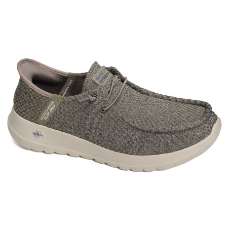GO WALK MAX HALYCON Taupe, Slip-On Skechers