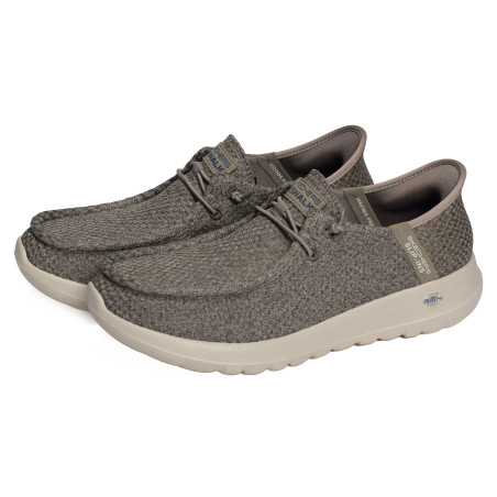 GO WALK MAX HALYCON Taupe, Slip-On Skechers