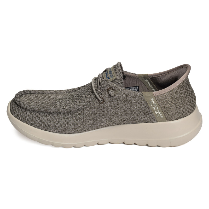 GO WALK MAX HALYCON Taupe, Slip-On Skechers