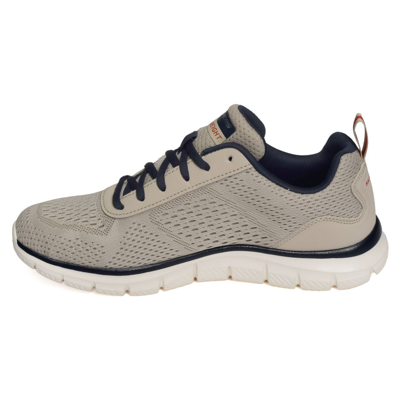 TRACK LESHUR Taupe Marine, Baskets running Skechers
