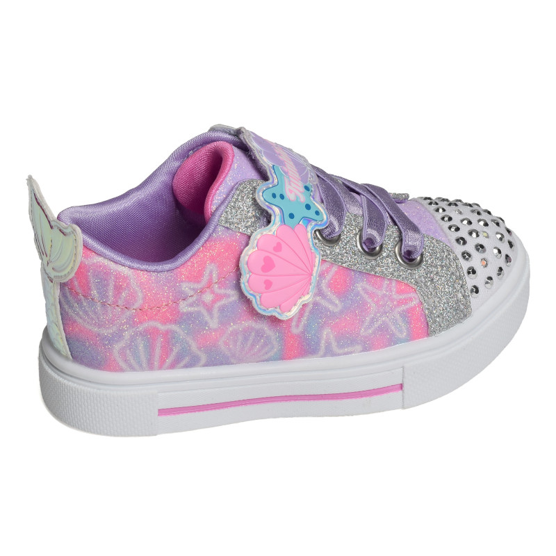 TWINKLE SPARKS UNDERWATER Rose Lavande, Sneakers basses Skechers