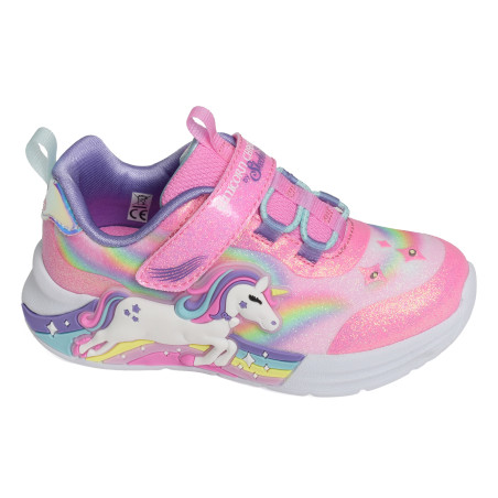 UNICORN CHASER BB Rose Multicolore, Baskets running Skechers