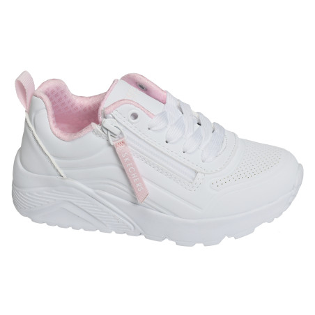 UNO LITE EASY ZIP Blanc, Sneakers basses Skechers