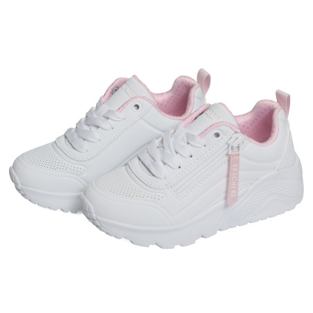 UNO LITE EASY ZIP Blanc, Sneakers basses Skechers