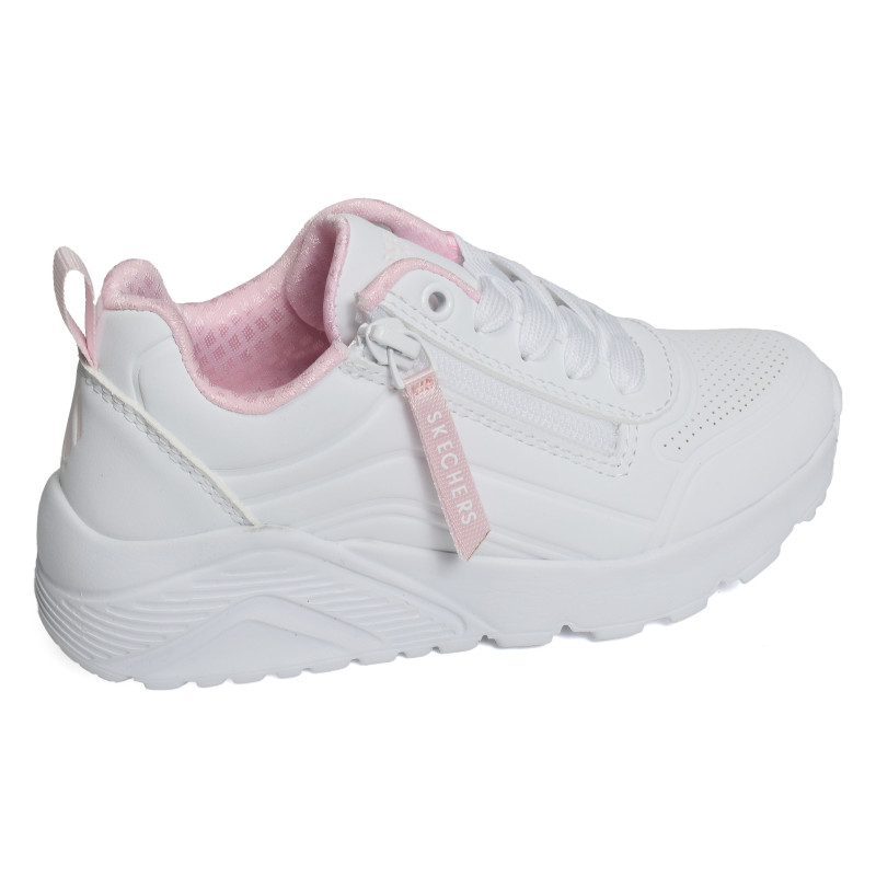 UNO LITE EASY ZIP Blanc, Sneakers basses Skechers