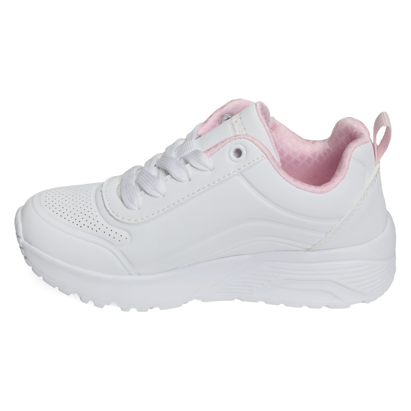 UNO LITE EASY ZIP Blanc, Sneakers basses Skechers