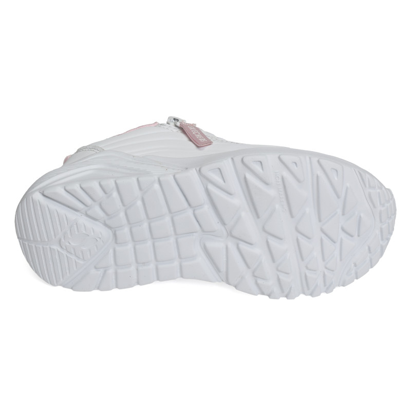 UNO LITE EASY ZIP Blanc, Sneakers basses Skechers