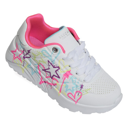 UNO LITE MY DRIP Blanc, Sneakers basses Skechers