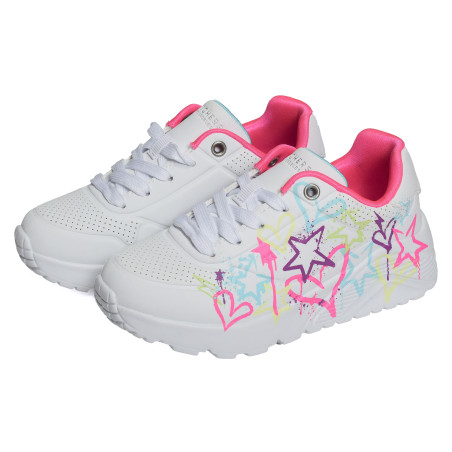 UNO LITE MY DRIP Blanc, Sneakers basses Skechers