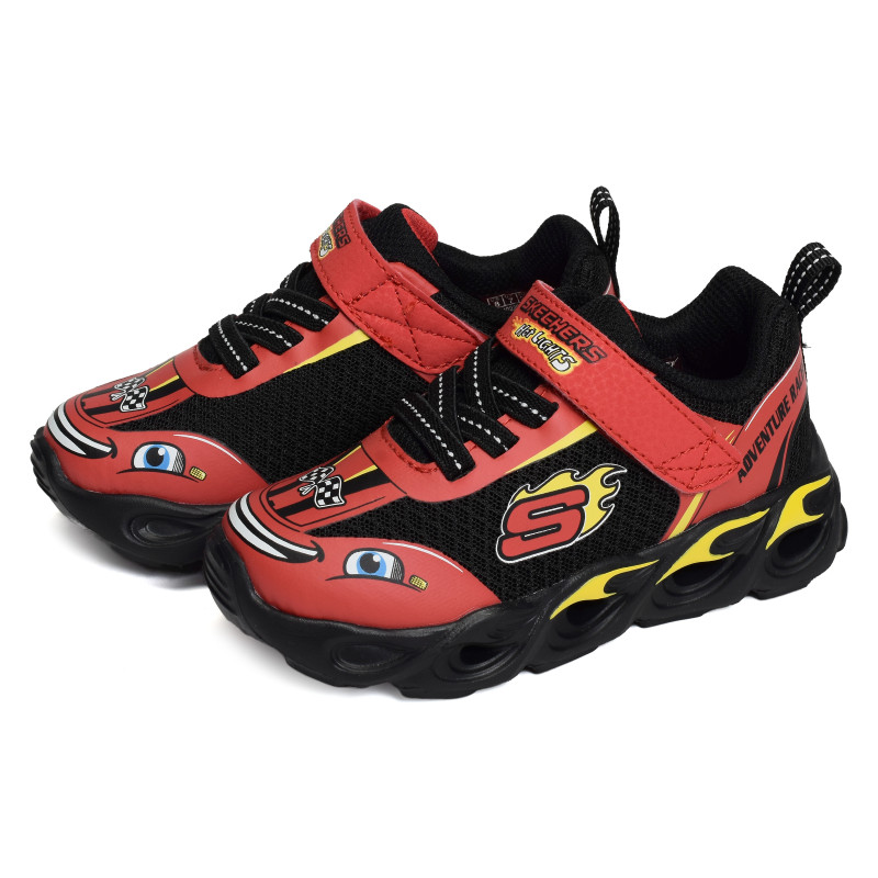 THERMO FLASH Rouge Noir, Sneakers basses Skechers