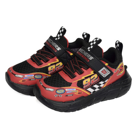 SKECH TRACKS Noir Rouge, Baskets running Skechers