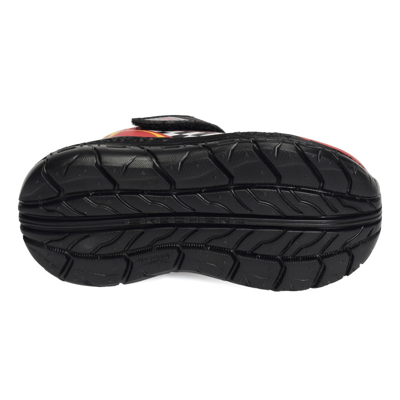 SKECH TRACKS Noir Rouge, Baskets running Skechers