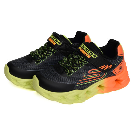 VORTEX 2.0 Noir Multicolore, Baskets running Skechers