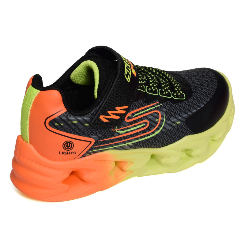 VORTEX 2.0 Noir Multicolore, Baskets running Skechers