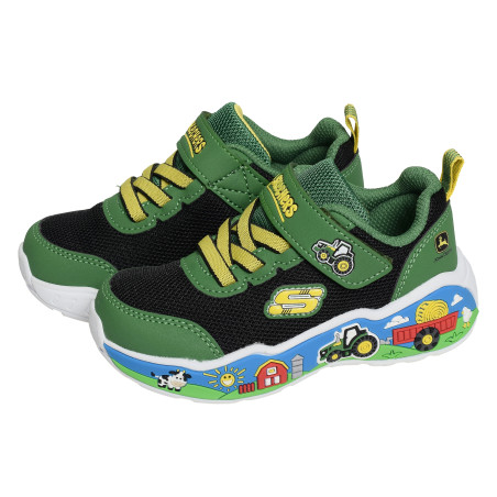 PLAY SCENE Vert Noir, Sneakers basses Skechers