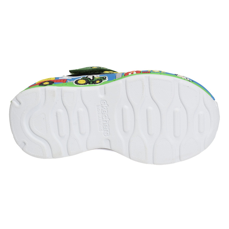 PLAY SCENE Vert Noir, Sneakers basses Skechers