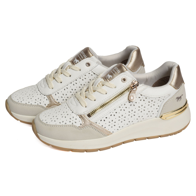 1487303 Blanc Or, Baskets running Mustang