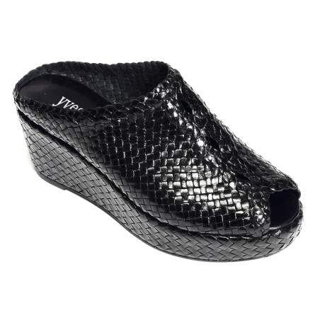 DOSSA Noir, Mules Yves Desfarge