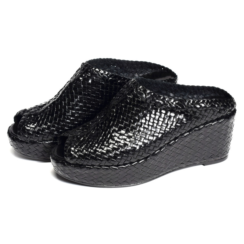DOSSA Noir, Mules Yves Desfarge