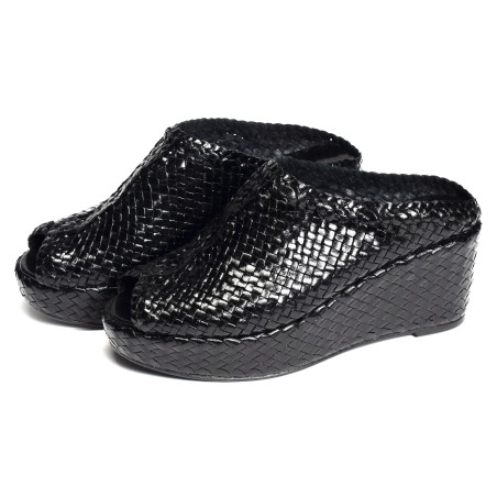 DOSSA Noir, Mules Yves Desfarge