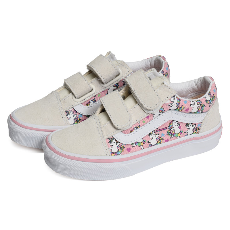 UY OLD SKOOL VEL Beige Rose, Sneakers basses Vans