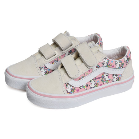 UY OLD SKOOL VEL Beige Rose, Sneakers basses Vans