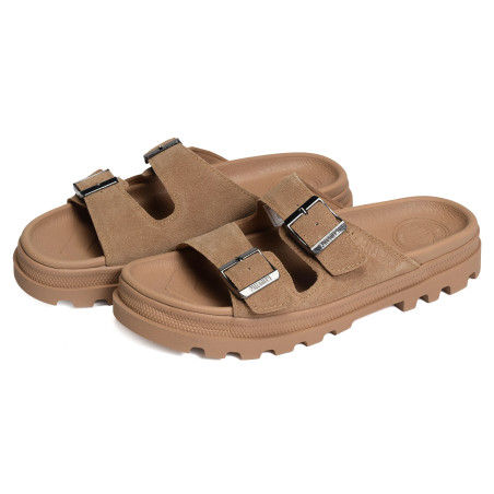 DUNELITE RIVIERA SDE Marron, Mules Palladium