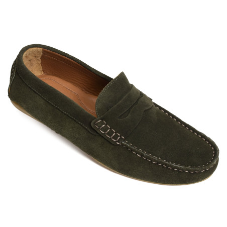 M09 Kaki, Mocassins Pierre Cardin