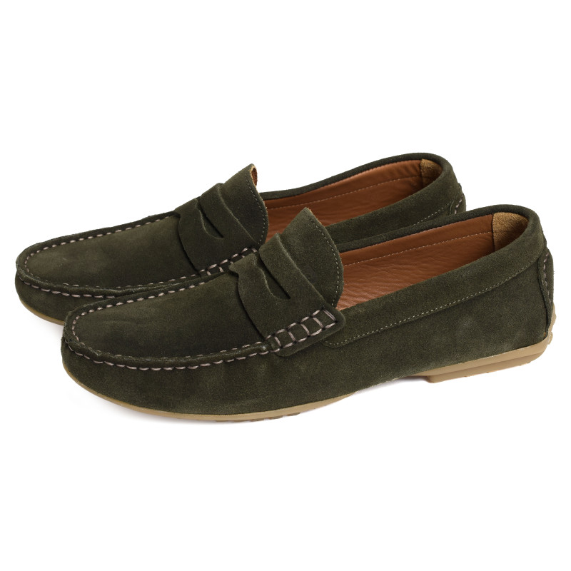 M09 Kaki, Mocassins Pierre Cardin