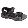 5945 Noir Gris, Sandales plates & Nu-Pieds Rohde